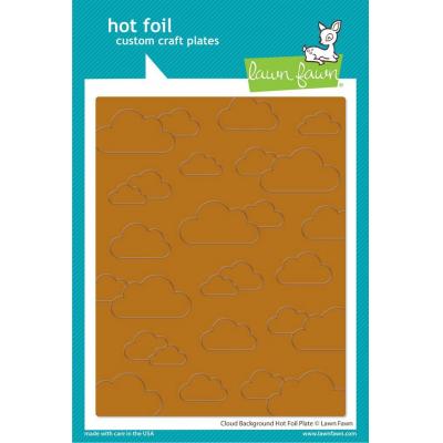 Lawn Fawn Hot Foil Plate - Cloud Background
